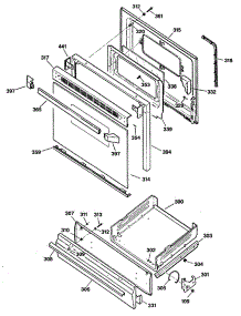 04 - Section4 parts for Ge Range JGBS22GEV2WH from AppliancePartsPros.com