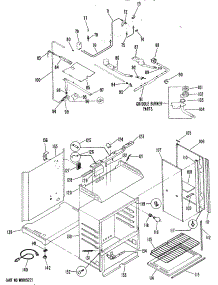 02 - Section2 parts for Ge Range JGCC58EH2 from AppliancePartsPros.com