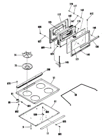 04 - Section4 parts for Ge Range JGDS10GER1WH from AppliancePartsPros.com