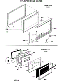 03 - Hi / Low Cooking Center parts for Ge Range JGHC56GEJ5 from AppliancePartsPros.com
