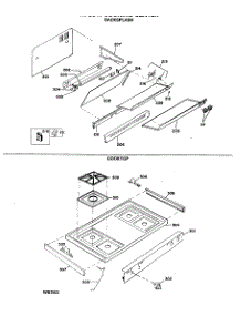 02 - Hi / Low Cooking Center parts for Ge Range JGHC56GEJC from AppliancePartsPros.com