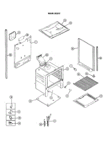 03 - Hi / Low Cooking Center parts for Ge Range JGHC56GEJC from AppliancePartsPros.com