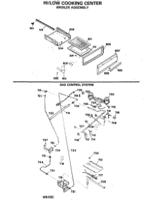 05 - Hi / Low Cooking Center parts for Ge Range JGHC56GEJD from AppliancePartsPros.com