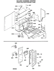 03 - Hi / Low Cooking Center parts for Ge Range JGHP57GEJ10 from AppliancePartsPros.com