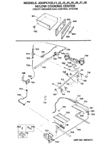 05 - Hi / Low Cooking Center parts for Ge Range JGHP57GEJ2 from AppliancePartsPros.com