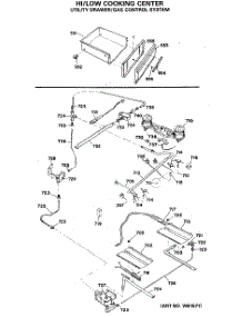 05 - Hi / Low Cooking Center parts for Ge Range JGHP57GEJ9 from AppliancePartsPros.com