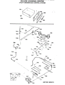 05 - Hi / Low Cooking Center parts for Ge Range JGHP57GEJB from AppliancePartsPros.com