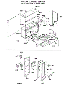 03 - Hi / Low Cooking Center parts for Ge Range JGHP57GEJF from AppliancePartsPros.com