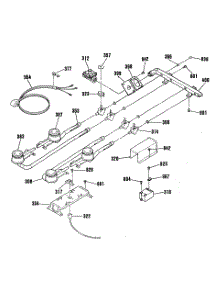 02 - Section2 parts for Ge Cooktop JGP319EP2WH from AppliancePartsPros.com