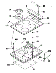 02 - Section2 parts for Ge Cooktop JGP320ER1 from AppliancePartsPros.com