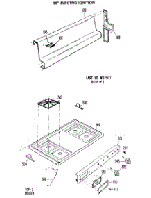 03 - 30`` Electric Ignition parts for Ge Range JGSC07GEJ2 from AppliancePartsPros.com