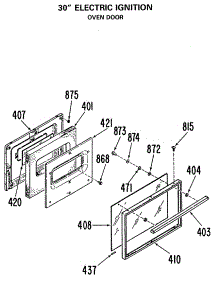 03 - 30`` Electric Ignition parts for Ge Range JGSC08GEK1 from AppliancePartsPros.com