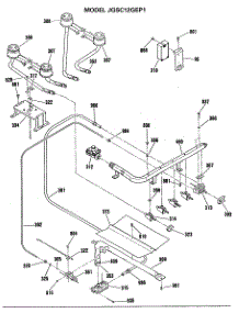 02 - Section2 parts for Ge Range JGSC12GEP1 from AppliancePartsPros.com
