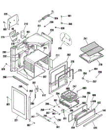 02 - Section2 parts for Ge Range JGSC12GER1BG from AppliancePartsPros.com