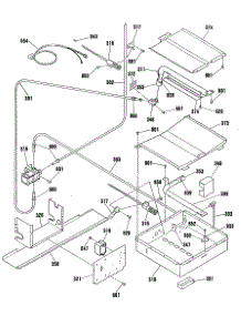 03 - Section3 parts for Ge Range JGSP20GER2BG from AppliancePartsPros.com