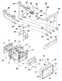 04 - Section4 parts for Ge Range JGSP20GER2BG from AppliancePartsPros.com
