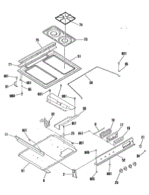 03 - Section3 parts for Ge Range JGSP21GEP1 from AppliancePartsPros.com