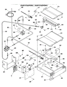 05 - Section5 parts for Ge Range JGSP30GEP4BG from AppliancePartsPros.com