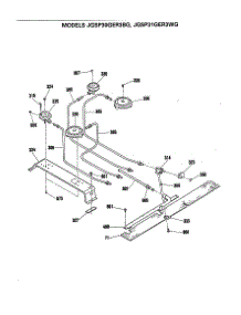 06 - Section6 parts for Ge Range JGSP30GER3BG from AppliancePartsPros.com