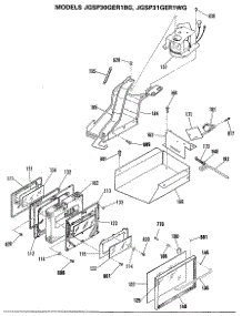 05 - Section5 parts for Ge Range JGSP31GER1WG from AppliancePartsPros.com