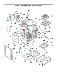 05 - Section5 parts for Ge Range JGSP31GER3WG from AppliancePartsPros.com