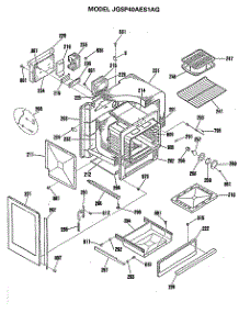02 - Section2 parts for Ge Range JGSP40AES1AG from AppliancePartsPros.com