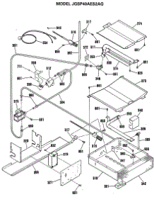 02 - Section2 parts for Ge Range JGSP40AES2AG from AppliancePartsPros.com