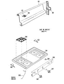 02 - Section2 parts for Ge Range JGSS03EJ1 from AppliancePartsPros.com