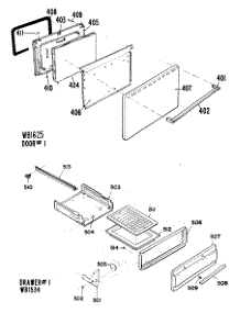 03 - Section3 parts for Ge Range JGSS03PJ1 from AppliancePartsPros.com