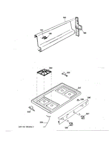 02 - Control Panel & Cooktop parts for Ge Range JGSS05GEJ1 from AppliancePartsPros.com