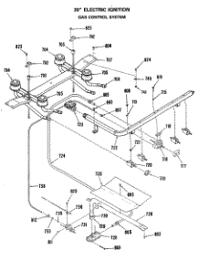 03 - 30`` Electric Ignition parts for Ge Range JGSS05GEK1 from AppliancePartsPros.com