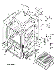 03 - Section3 parts for Ge Range JGSS05GEN1 from AppliancePartsPros.com