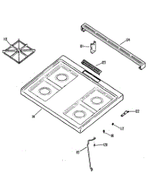 02 - Section2 parts for Ge Range JGSS05GER1 from AppliancePartsPros.com