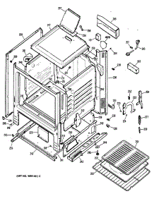 03 - Section3 parts for Ge Range JGSS05GER1 from AppliancePartsPros.com