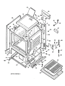02 - Section2 parts for Ge Range JGSS05GER2 from AppliancePartsPros.com