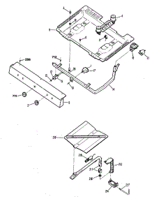 04 - Section4 parts for Ge Range JGSS05GER2 from AppliancePartsPros.com