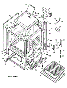 02 - Section2 parts for Ge Range JGSS05GER3 from AppliancePartsPros.com