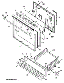 03 - Section3 parts for Ge Range JGSS05GER3 from AppliancePartsPros.com