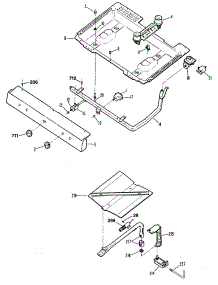 04 - Section4 parts for Ge Range JGSS05GER4 from AppliancePartsPros.com