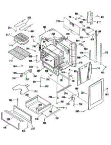 03 - Section3 parts for Ge Range JHP56GN1 from AppliancePartsPros.com