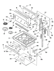 05 - Section5 parts for Ge Range JHP56GN2 from AppliancePartsPros.com