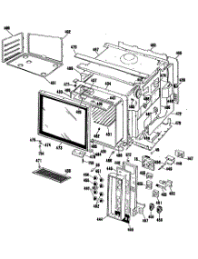 04 - Section4 parts for Ge Range JHP56GN3WH from AppliancePartsPros.com