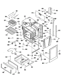 04 - Section4 parts for Ge Range JHP56GN4AD from AppliancePartsPros.com
