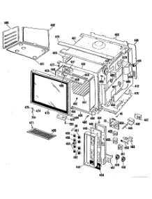 03 - Section3 parts for Ge Range JHP56GN5AD from AppliancePartsPros.com