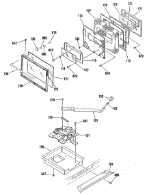 05 - Section5 parts for Ge Range JHP56GN5WH from AppliancePartsPros.com