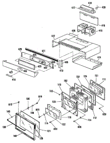 03 - Section3 parts for Ge Range JHP62GN1 from AppliancePartsPros.com