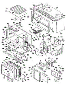 02 - Section2 parts for Ge Range JHP62GN2 from AppliancePartsPros.com