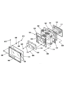 05 - Section5 parts for Ge Range JHP62GN2 from AppliancePartsPros.com