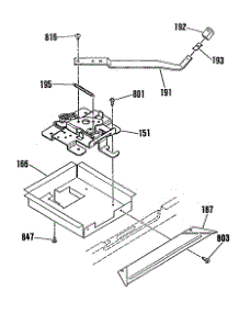05 - Section5 parts for Ge Range JHP62GN4AD from AppliancePartsPros.com