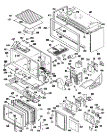 02 - Section2 parts for Ge Range JHP62GN4WH from AppliancePartsPros.com